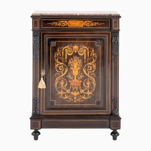 Mueble francés con incrustaciones de marquetería, 1860