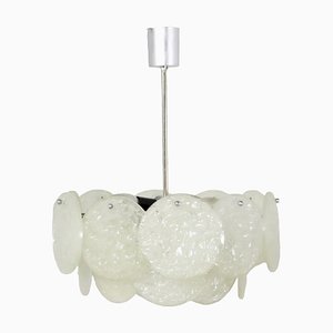 Medebach Hanging Lamp in Frosted Ice Glass