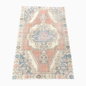 Turkish Faded Orange Medalion Rug