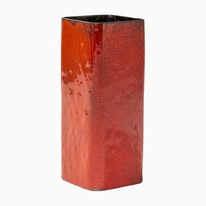 Enamelled Copper Vase by Paolo De Poli, 1950s