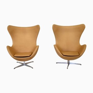 Set of Egg Chairs by Arne Jacobsen for Fritz Hansen, 1960s