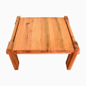 Mesa de centro Dymling escandinava de madera de pino de Yngve Ekström para Swedese, años 70