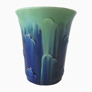 Tschechoslowakische Vase im Art Deco Stil von Keramo Horní Bříza