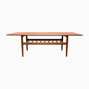 Mid-Century Danish Teak Coffee Table by Grete Jalk for Glostrup, 1960s