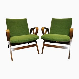 Fauteuils par Frantisek Jirak pour Tatra, 1960s, Set de 2