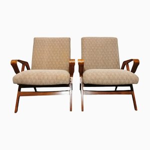 Fauteuils attribués à Frantisek Jirak pour Tatra, 1960s, Set de 2