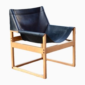 Sattelleder Möbel Modell Canto Shell Chair von Rainer Schell für Schlapp, 1970er