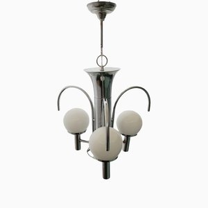 Bauhaus Style White Ceiling Lamp