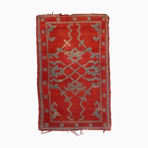 Tapis Oushak Antique, Turquie, 1880s