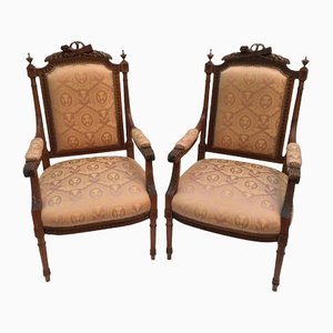 Chamber Armchairs, 1890s, Set of 2
