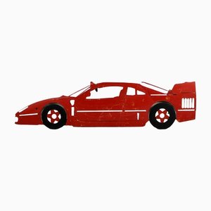 Placa Ferrari industrial, años 80