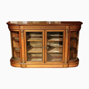 Antique Tan Walnut Cabinet