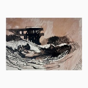 Aubert, Victor Hugo: La Vague, 1925, Radierung
