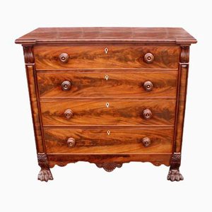 Quality Mahogany Chest of Drawers with Claw Feet, 1890s / 1900s