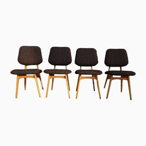 Skandinavische Stühle, 1960er, 4er Set
