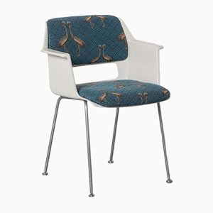 Crane on Blue Stratus Chair Gispen by A.R. Cordemeyer for Gispen, 1970s