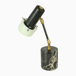 Table Lamp on Black Marble Base from Stilux, 1950s