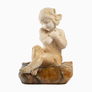 20th Century Alabaster and Onyx Sculpture