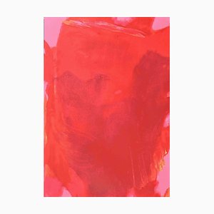 Italo Bressan, The Visible of the Invisible: Red Composition, 1989, Silkscreen