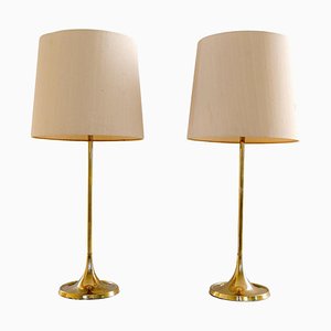 Mid-Century Bergboms B-017 Table Lamps, Sweden, 1960s, Set of 2