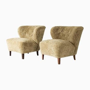 Set of Lounge Chairs by Gösta Jonsson, 1940s