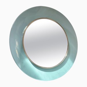 Specchio rotondo Mid-Century moderno attribuito a Max Ingrand, Italia, anni '60