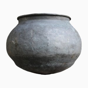 Grand Pot Antique en Cuivre, 1890s