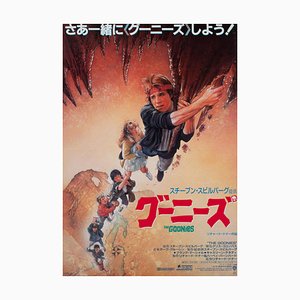 Japanisches Goonies B2 Filmplakat von Struzan, 1986