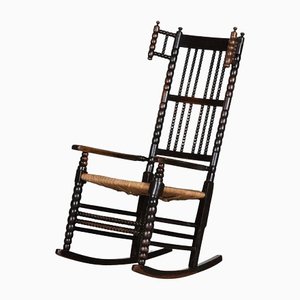 Mecedora Bobbin de fresno y olmo de Ernest Gimson, década de 1890
