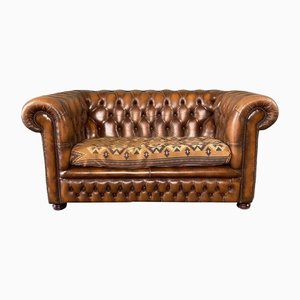 Vintage Brown Chesterfield Sofa