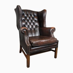 Brown Chesterfield Armchair