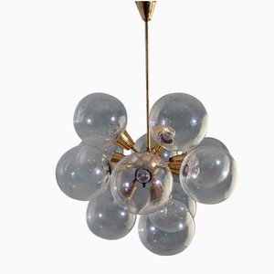 Mid-Century Bublé Chandelier with Eleven Arms, 1960