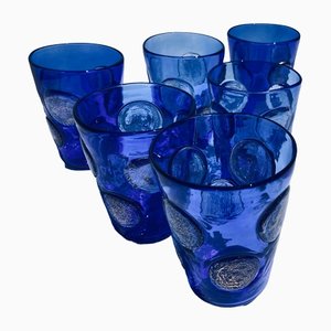 Italian Murano Water Glasses, 2004, Set of 6