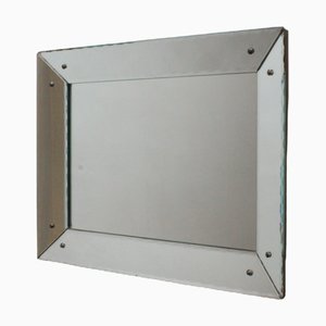 Art Deco Mirror with Scalloped Edges