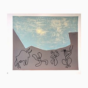 Pablo Picasso, Bacchanale, Original Linocut, 1962