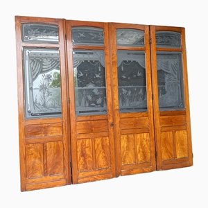 French Chateau Doors, 1870, Set of 4