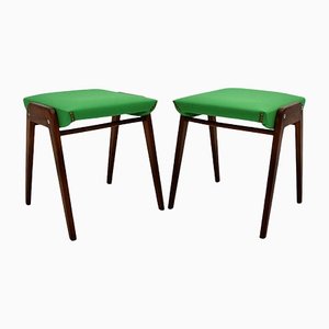 Tabourets Modèle SW 2 Mid-Century en Hêtre par Roland Rainer, Autriche, 1955, Set de 2