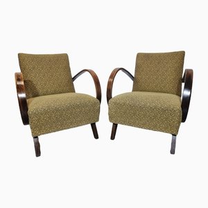 Armchairs attributed to Jindřich Halabala, Set of 2