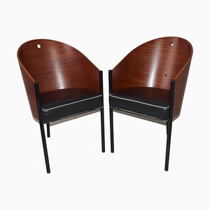 Costes Chairs attributed to Phillipe Starck for Driade, 1983, Set of 2