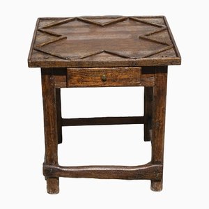 Tavolino in legno, fine XIX secolo