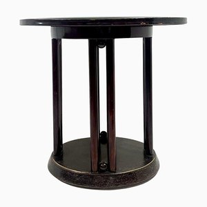 Glass Plate Side Table attributed to Josef Hoffmann from the Fledermaus Cabaret, Vienna, 1900s
