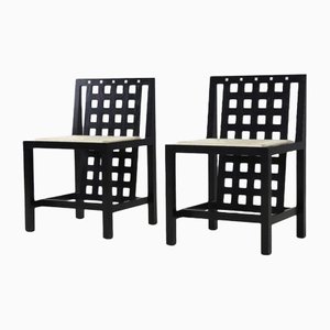 DS3 Chairs by Charles Rennie Macintosh for Cassina, 1980, Set of 2