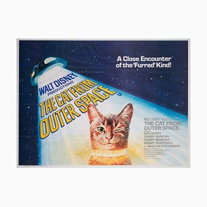 English The Cat from Outer Space Film Poster, 1978