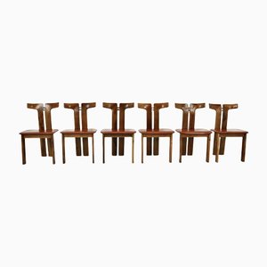 Esszimmerstühle von Pierre Cardin, 1980er, 6er Set