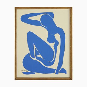 Henri Matisse, Nu Bleu I, Serigrafía, 1970