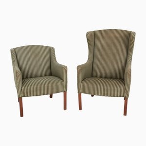 Mid-Century Model L3 Armchairs by Børge Mogensen, 1950s, Set of 2