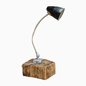 Industrial Metal and Bakelite Table Lamp
