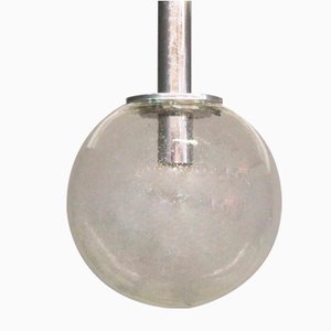 Blown Glass Sphere Suspension Light, 1970s