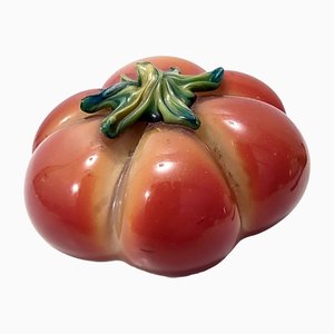 Dekorative Vintage Vintage Tomate aus Muranoglas von Martinuzzi für Venini, Italien, 1930er