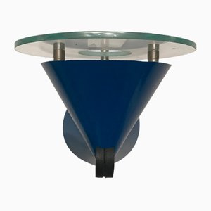 Postmoderne Wandlampe aus Glas von Verre Lumière, 1990er